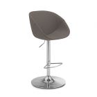 Coquille SG3 Domitalia metal bar stools with backrest - Luxury & Design