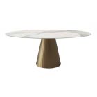 Dorico Domitalia OV tavolo ovale design - Luxury & Design