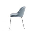 Midj "Sonny S MT" - Armchair with steel or chrome legs, fabric or ecoleather seat. - Made in Italy, Italian design, online furniture, home decor, modern furniture shop,luxury home, decor your home, interior design shop, home shop on line