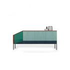 Mogg unlimited design "Ritratti" - Sideboard made of phenolic lamellar wood with a glossy resin finish and matte resin, available in different variants. - Made in Italy, Italian design, online shopping, furniture, home decor