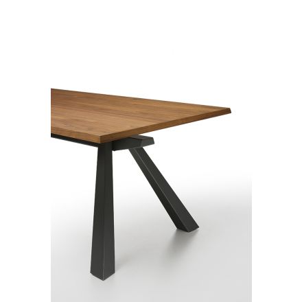 Midj - Table Zeus with Lacquered Metal Structure