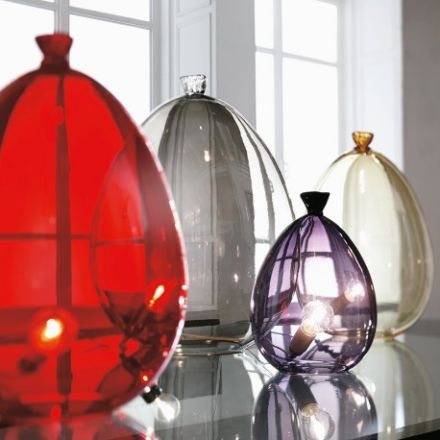 adriani e rossi lampada balloon table vetro soffiato design