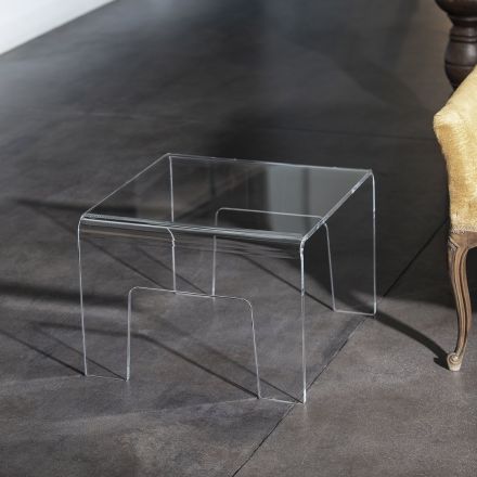 Vesta Home -Tavolino quadrato acrilico AIR