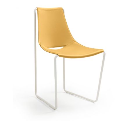 Apelle SM MIDJ leather dining chair - Luxury & Design