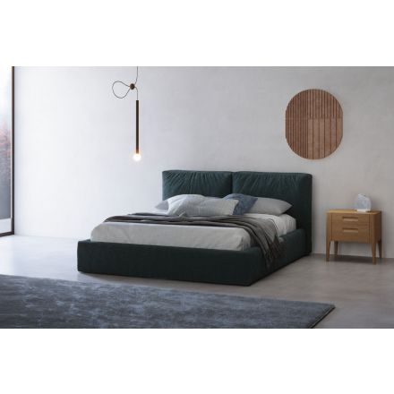 Novamobili Brick - Bed with soft headboard