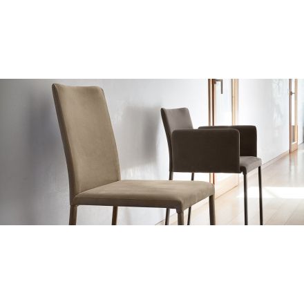 Domitalia Coquille-T - Metal structure armchair