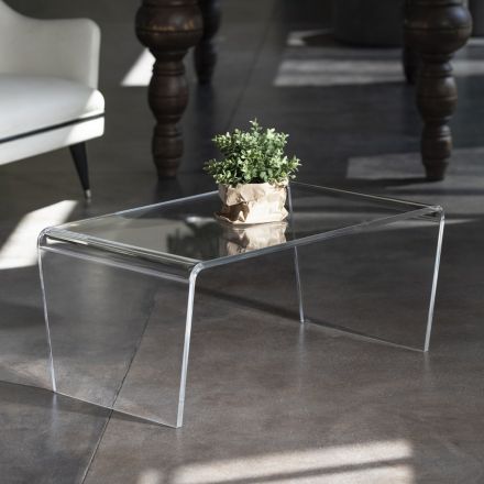 Vesta Home -Tavolino quadrato acrilico CRYSTAL
