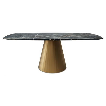 Domitalia Dorico BO tavoli rettangolare con base centrale - Luxury & Design
