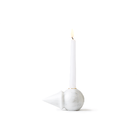 Pinocchio Opinion Ciatti marble candle holder - Luxury & Design
