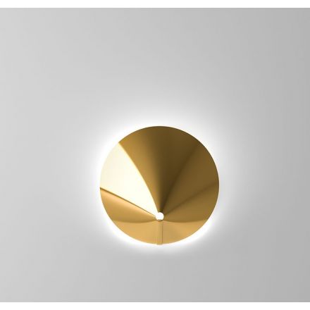 Vesta Design - Lampada da parete gong in acciaio inox