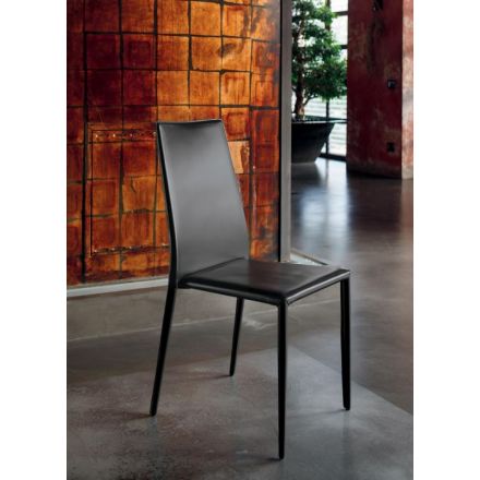 BONTEMPI "Malik 40.07" - Chair with Steel structure, padded and upholstered in different materials. - Made in Italy, Italian design, online furniture, home decor, modern furniture shop, luxury home, decor your home, interior design shop, home shop on line