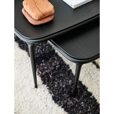 Midj - Coffee Table Lea with Veneer or Crystalceramic Top