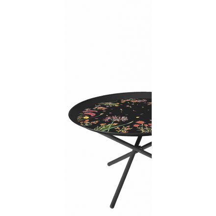 Vesta Design Marrakech - Tavolino medio basso con gambe in metallo verniciato