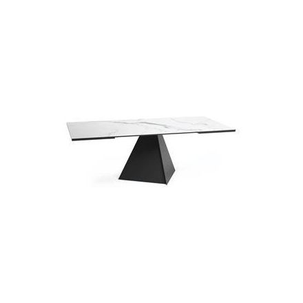 DOMITALIA Monty A200 - Extendable table with structure in painted steel with marble top ceramic | glass