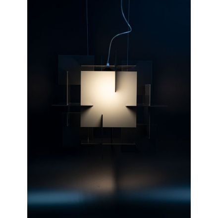 Vesta Design - Lampada a sospensione next in cristallo acrilico