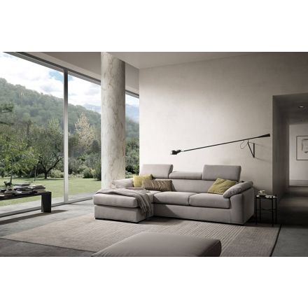 NON SOLO SALOTTI LUXURY - "Lift" modular sofa with reclining headrest
