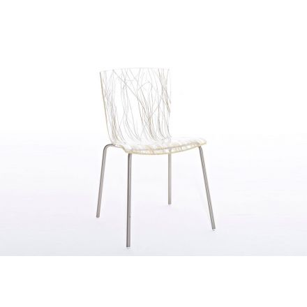 COLICO  "Hip" - Chair in painted steel frame and methacrylate seat - Made in Italy, design italiano, arredamento on line, home decor, arredamento design, arredamento moderno, arreda la tua casa, home design, arredamento di lusso