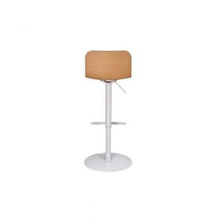 COLICO "Dandy Swing" - Adjustable and swivel stool with steel structure and oak seat. - Made in Italy furniture, online furniture, home decor, modern furniture shop, luxury home, decor your home, interior design shop, home shop on line