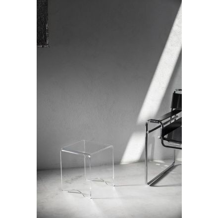 Vesta Home - Acrylic crystal stool OTHELLO XS