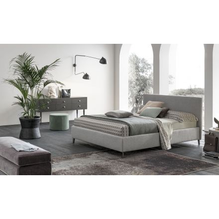 V.&NICE Sander - Upholstered bed with h.25 bedframe