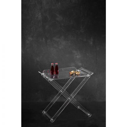 Vesta Home - Folding table acrylic crystal  SIMPLY 2.0