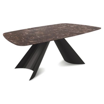 Domitalia Tuile Bo tavolo da pranzo rettangolare - Luxury & Design