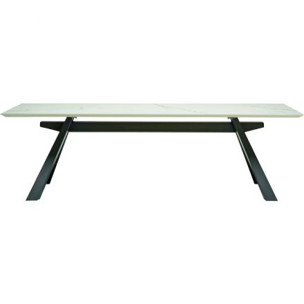 Midj - Table Zeus with Crystalceramic Top and Metal Structure
